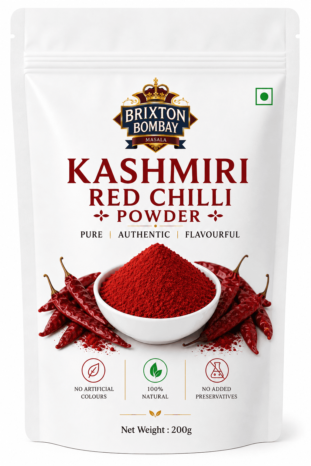 Kashmiri Red Chilli Powder (200g) - Image 1