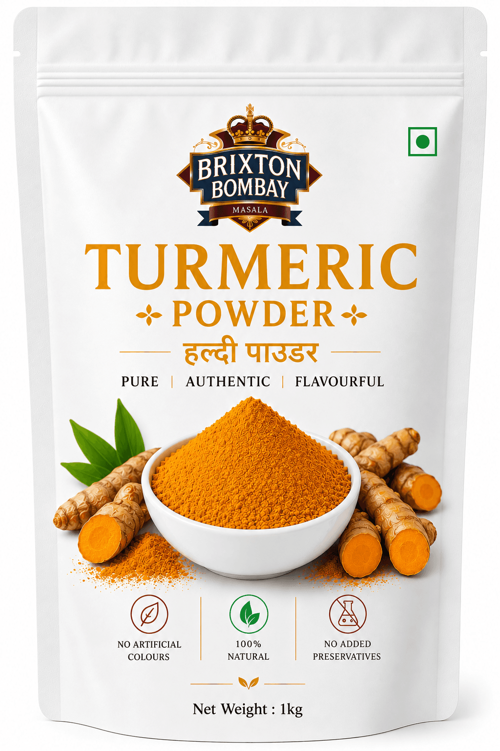 Turmeric Powder (हल्दी पाउडर) - 1kg - Image 1