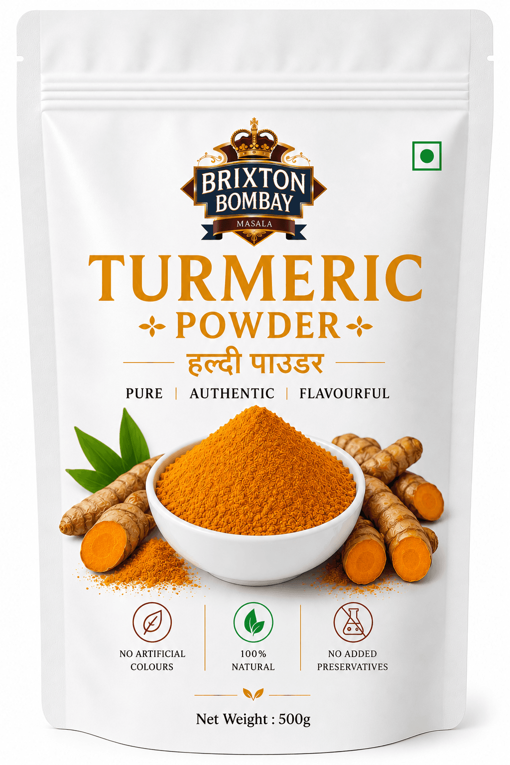 Turmeric Powder (हल्दी पाउडर) - 500g - Image 1