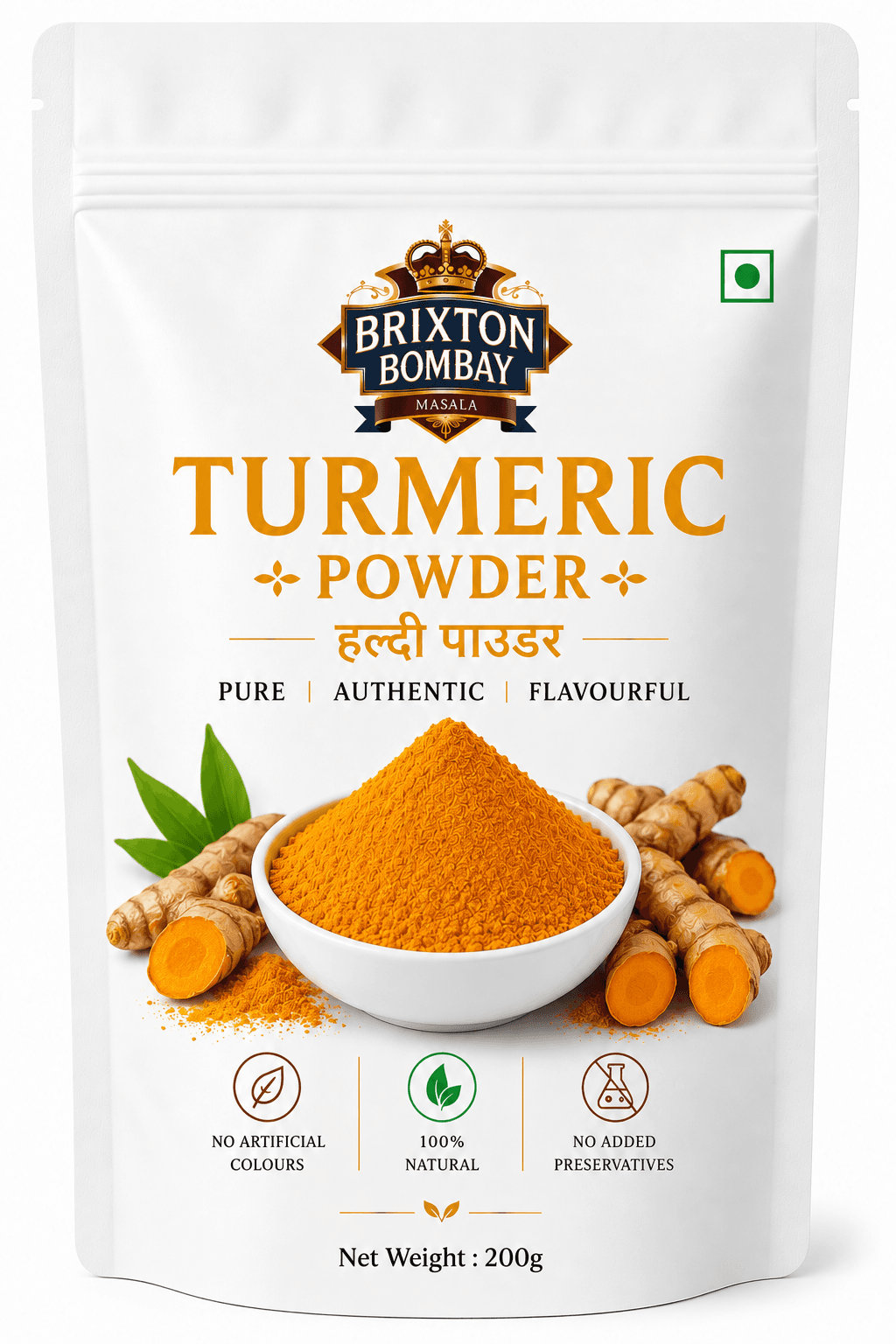 Turmeric Powder (हल्दी पाउडर) - 200g - Image 1
