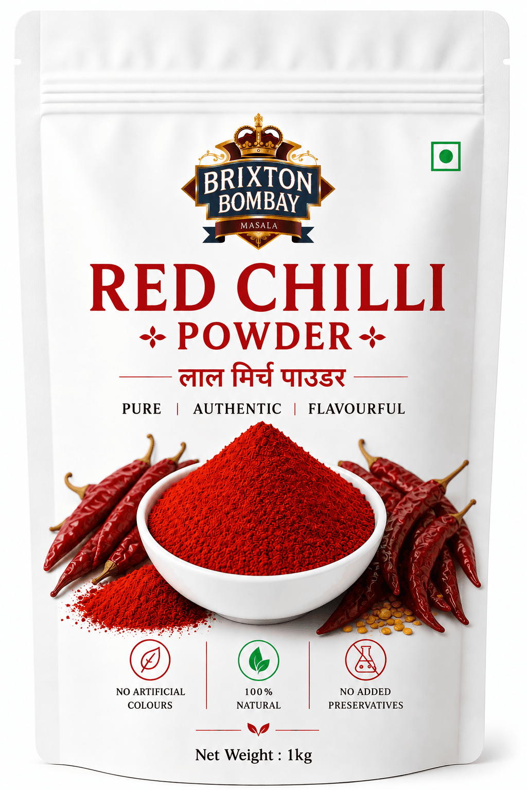 Red Chilli Powder (लाल मिर्च पाउडर) - 1kg - Image 1