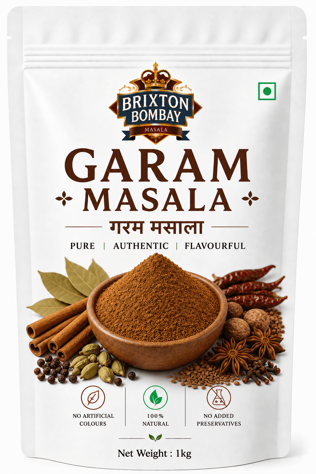 Garam Masala (गरम मसाला) - 1kg - Image 1